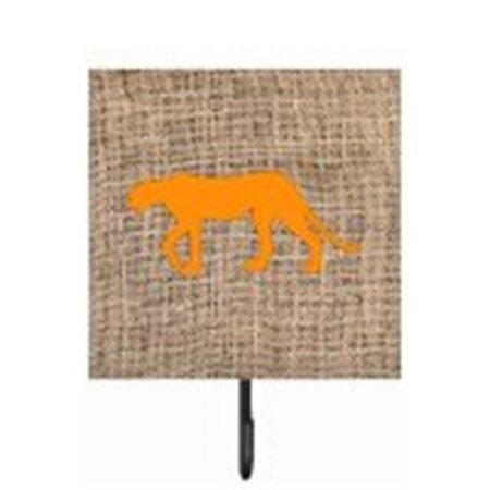 Carolines Treasures Leopard Burlap And Orange Leash Or Key Holder BB1004-BL-OR-SH4